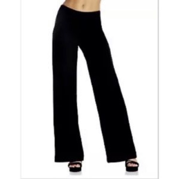 black velvet palazzo pants
